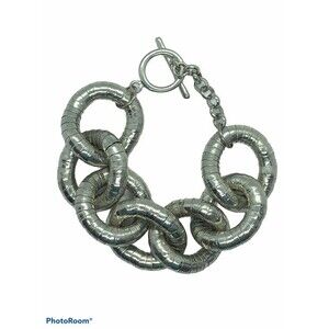 Chunky Silver Bracelet